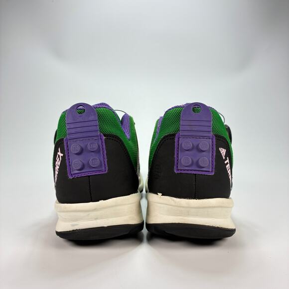 Adidas Terrex Agravic BOA x LEGO Green Purple Trail Running Shoes Youth Size 5 - Picture 5 of 10